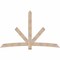 Ekena Millwork Alberta Smooth Timber Gable Bracket, Douglas Fir, 96"W x 60"H x 3 1/2"D x 5 1/2"F, 15/12 Pitch GBW096X60X0406ALB00SDF - alternate 1